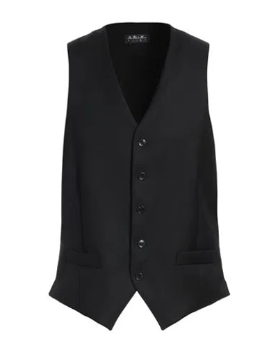 Luigi Bianchi Mantova Man Vest Black Size 40 Wool