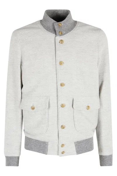Luigi Bianchi Mantova Outerwear In Gray