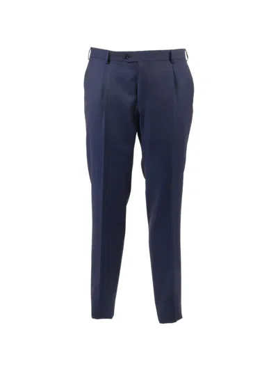 Luigi Bianchi Mantova Pleated Trousers In Blue