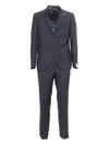 Luigi Bianchi Mantova Scalloped-detail Suit In Green