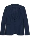 Luigi Bianchi Mantova Single-breasted Blazer In Blue