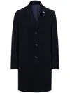 Luigi Bianchi Mantova Single-breasted Coat In Blue