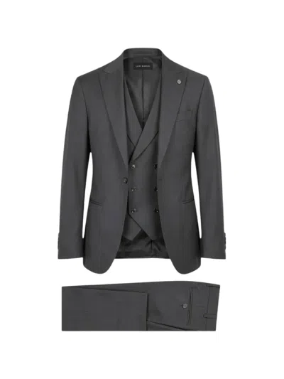 Luigi Bianchi Mantova Single-breasted Three-piece Suit In Multi