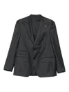 Luigi Bianchi Mantova Wool Two-button Suit In Gray