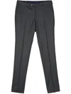 Luigi Bianchi Mantova Tapered Trousers In Grau