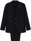 Luigi Bianchi Mantova Virgin Wool Suit In Blue