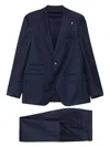 Luigi Bianchi Mantova Wool Suit In Blue