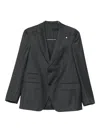 Luigi Bianchi Mantova Wool Two-button Suit In Gray