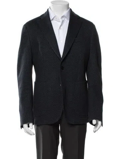Pre-owned Luigi Bianchi Mantova Wool Two-piece Suit In Blue