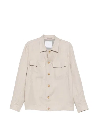 Luigi Bianchi Men's Premium Linen Jacket In Beige