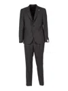 Luigi Bianchi Tailored Virgin Wool Suit With Structured Silhouette In Gray
