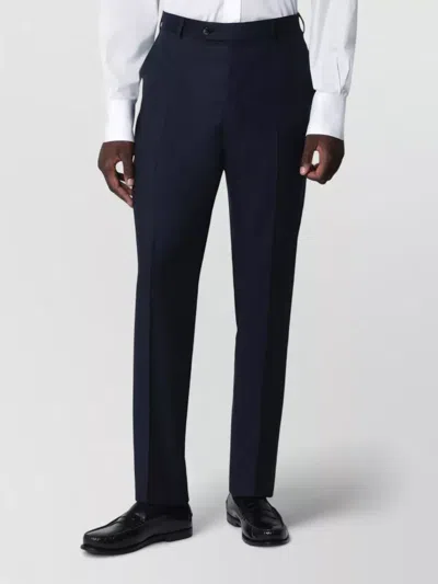 Luigi Bianchi Slim Fit Tailored Office Suit Jacket In Blue