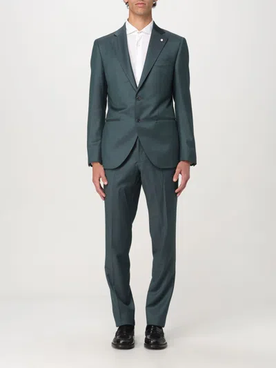 LUIGI BIANCHI SUIT LUIGI BIANCHI MEN COLOR GREEN,G63387012
