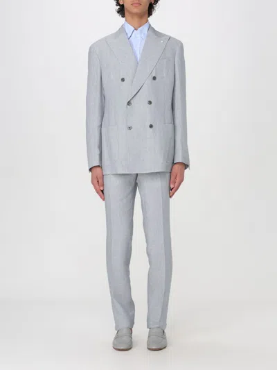 Luigi Bianchi Suit  Men Color Grey In Gray