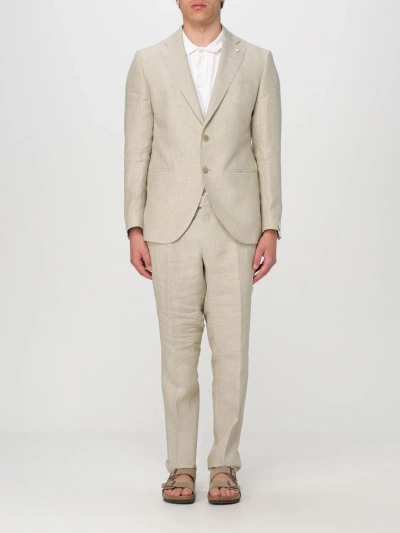 Luigi Bianchi Suit  Men Color Kaki