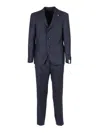 Luigi Bianchi Tailored Blue Suit Jacket With Structured Silhouette In Blue