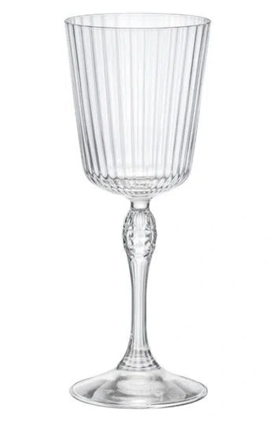 Luigi Bormioli America '20s Set Of 4 Cocktail Glasses In Transparent