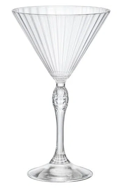 Luigi Bormioli America '20s Set Of 4 Martini Glasses In Transparent