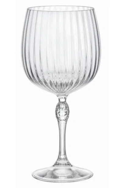 Luigi Bormioli America Set Of 4 Gin & Tonic Glasses In Transparent