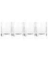 Luigi Bormioli Bach 11.25 oz Double Old Fashioned Glasses, Set Of 4 In Clear