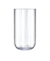 Luigi Bormioli Jazz Set Of 4 Long Drink Highball Glasses In Transparent