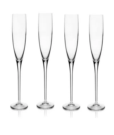 Luigi Bormioli Michelangelo Champange Glasses, Set Of 4 In Clear