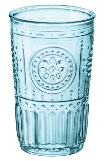Luigi Bormioli Romantic Cooler Set Of 4 Tumbler Glasses In Blue