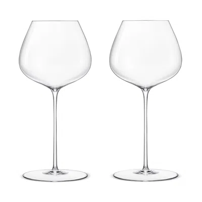 Luigi Bormioli Sapienta Cabernet Glasses, Set Of 2 In Transparent