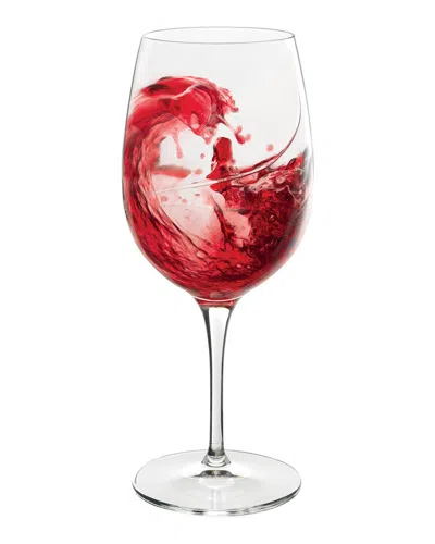 Luigi Bormioli Set Of 6 Aero 16.25oz Goblets In Red