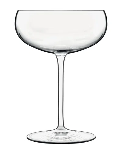 Luigi Bormioli Talismano Set Of Four 10oz Old Martini Glasses In White