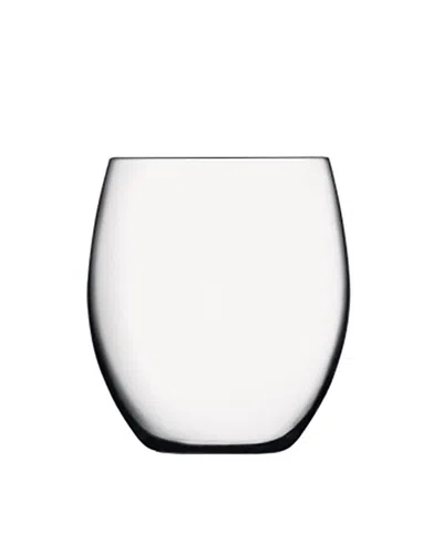 Luigi Bormioli Talismano Set Of Four 17oz Stemless Glasses In Transparent