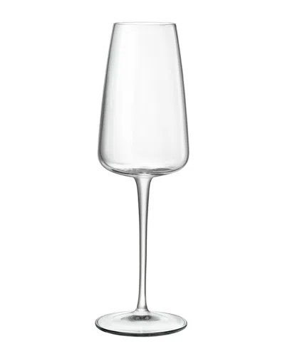 Luigi Bormioli Talismano Set Of Four 7oz Flute Glasses In Transparent