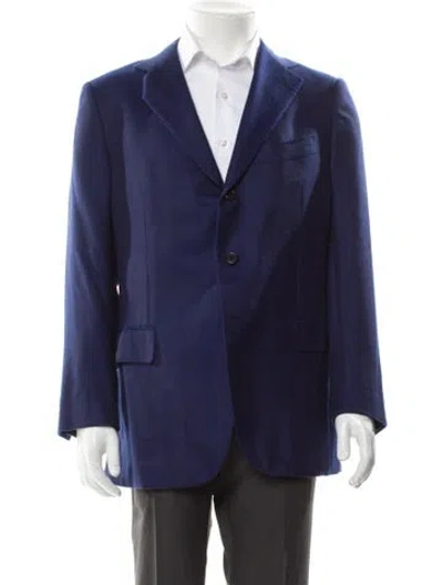 Pre-owned Luigi Borrelli Blazer In Blue