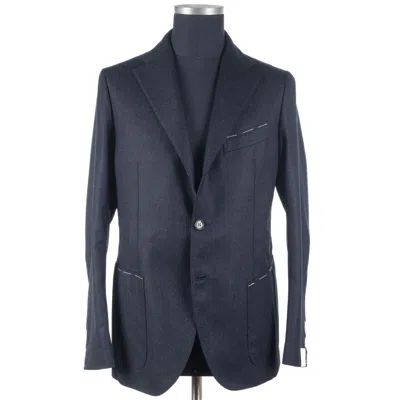 Pre-owned Luigi Borrelli Blazer Sport Coat 3-2 Wool Procida Us:42 Eu:52 Tailored Grey In Gray
