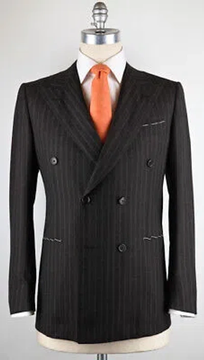 Pre-owned Luigi Borrelli Brown Suit 40/50