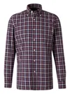Luigi Borrelli Checked Button-down Shirt In Blue