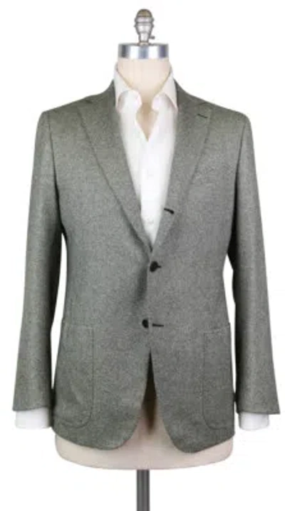 Pre-owned Luigi Borrelli Green Cashmere Sportcoat - 38/48 - (b32203f225r8)