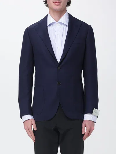 Luigi Borrelli ジャケット  メンズ カラー ブルー In Blue
