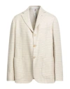 Luigi Borrelli Napoli Man Blazer Beige Size 46 Virgin Wool, Cashmere In Sand