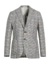 Luigi Borrelli Napoli Man Blazer Dark Brown Size 44 Virgin Wool In Brown