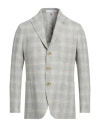 Luigi Borrelli Napoli Man Blazer Light Grey Size 44 Virgin Wool, Cashmere In Neutral