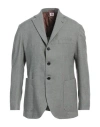 Luigi Borrelli Napoli Man Blazer Sage Green Size 44 Virgin Wool In Sage Green