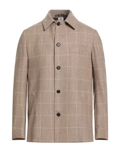 Luigi Borrelli Napoli Man Blazer Sand Size 40 Virgin Wool, Cashmere
