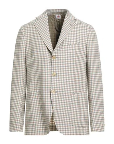 Luigi Borrelli Napoli Man Blazer Sand Size 46 Virgin Wool