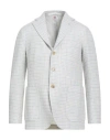 Luigi Borrelli Napoli Man Blazer Sky Blue Size 46 Virgin Wool, Cashmere In Blue
