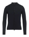 Luigi Borrelli Napoli Man Cardigan Navy Size 46 Wool In Blue