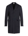 Luigi Borrelli Napoli Man Coat Midnight Blue Size 40 Cashmere In Blue