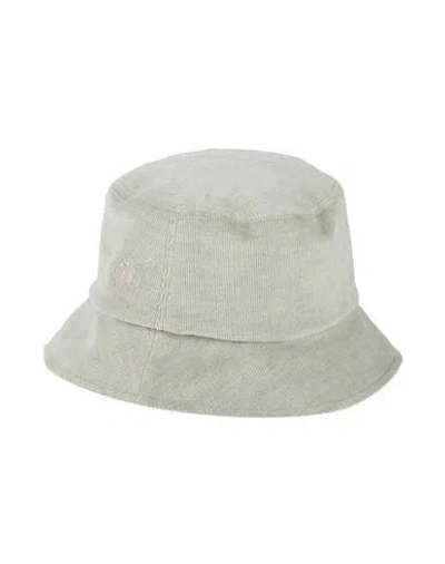 Luigi Borrelli Napoli Man Hat Sage Green Size 7 Cotton, Cashmere, Elastane In Sage Green