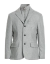 Luigi Borrelli Napoli Man Jacket Light Grey Size 40 Virgin Wool In Gray