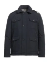 Luigi Borrelli Napoli Man Jacket Midnight Blue Size 36 Polyester